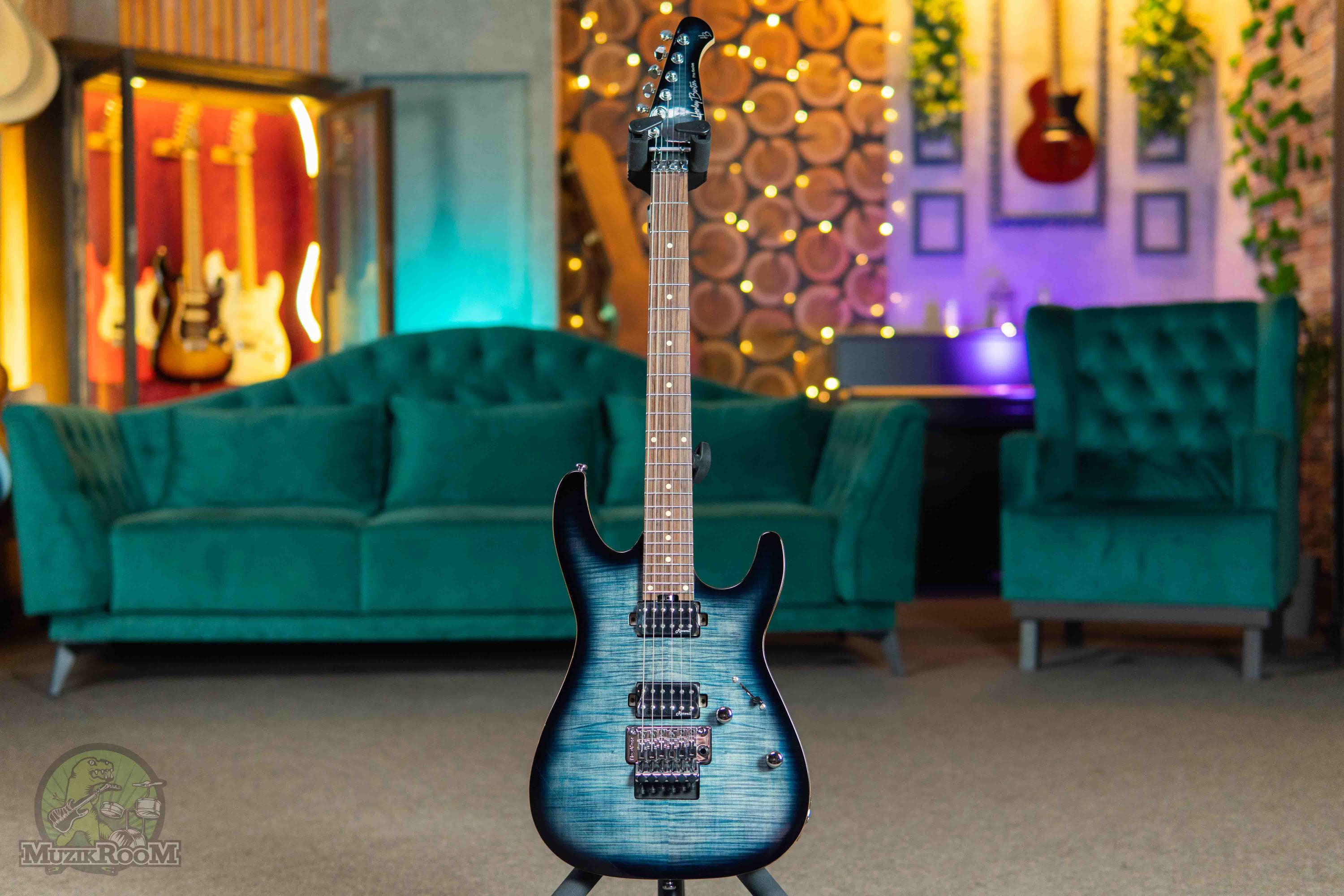 Harley Benton Fusion-III HH Floyd Rose EB FBLB