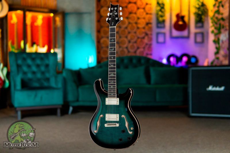 PRS SE Hollowbody II Piezo Peacock Blue