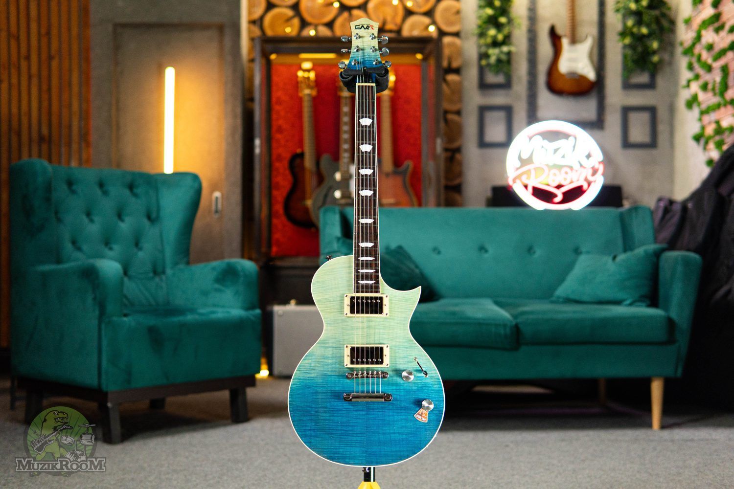 Eart Guitar EGLP-620 Blue Faded