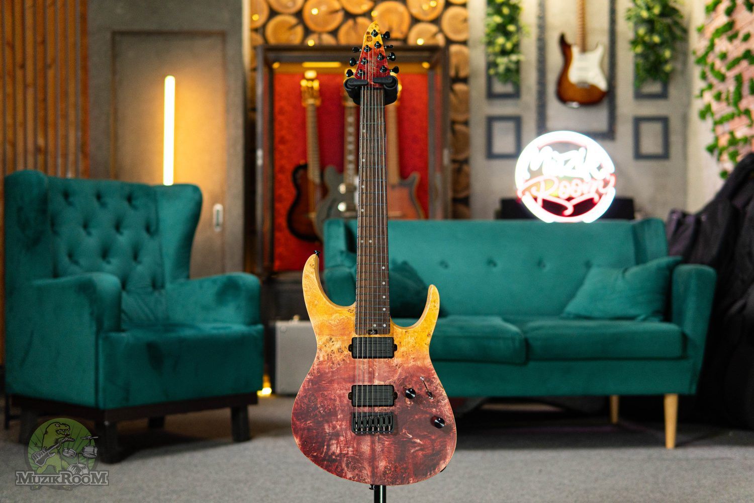 EART Guitar H7S Red Faded