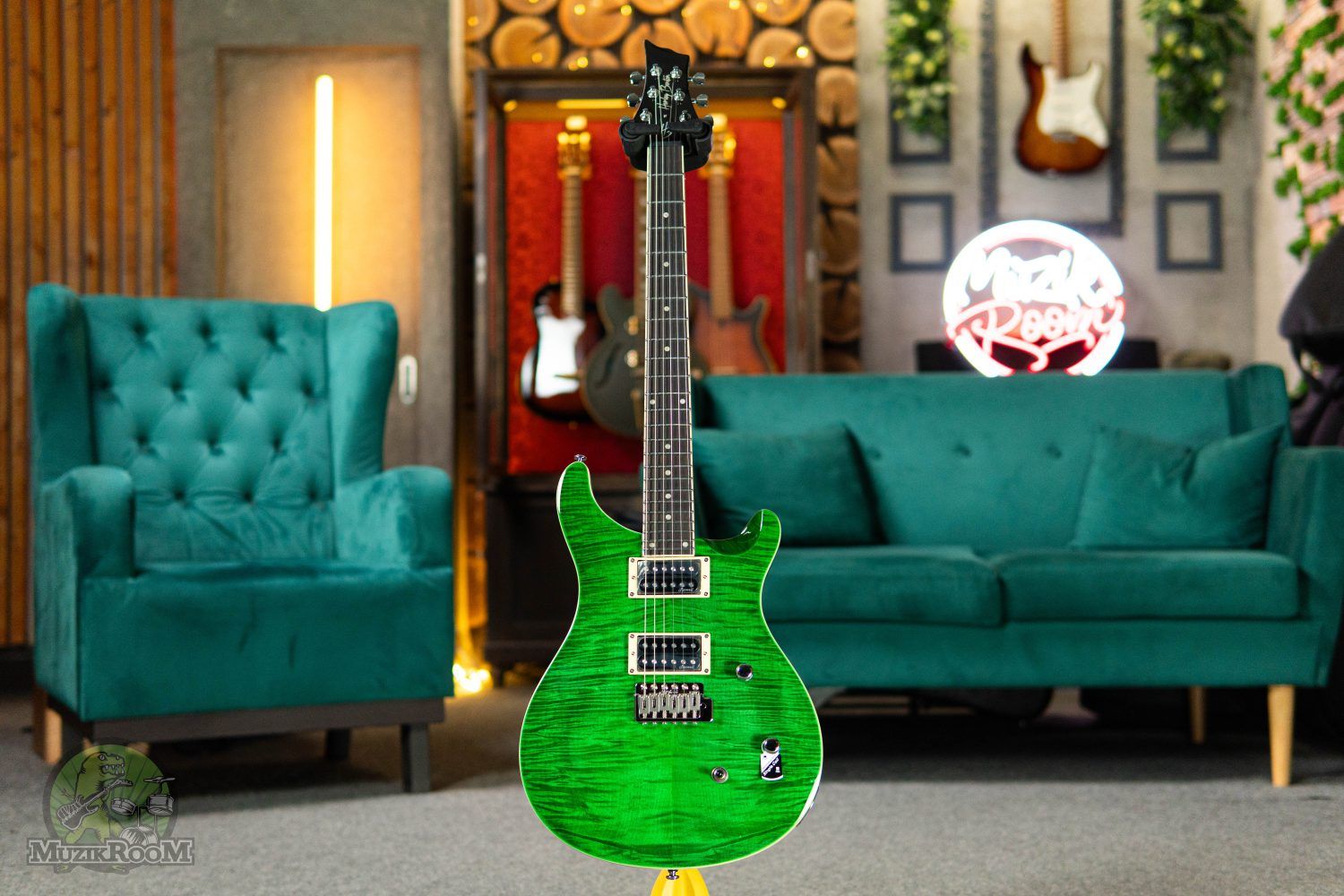 Harley Benton CST-24T Emerald Flame