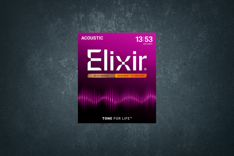 Струны Elixir 11182 80/20 Bronze HD Light для акустической гитары