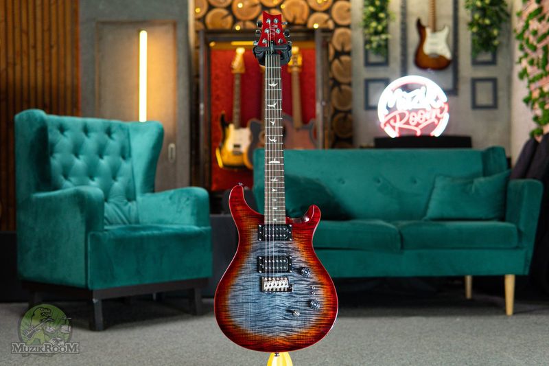 PRS SE Custom 24-08 Charcoal Cherry Burst