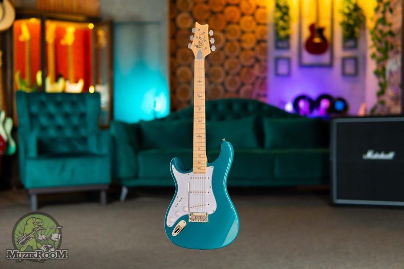 PRS SE Silver Sky Nylon Blue LH