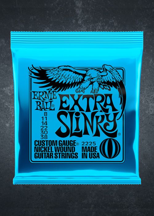 Ernie Ball 2225 8-38 Extra Slinky Nickel Plated