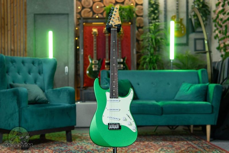 Eart Guitar YMX-SG3 Metal Green
