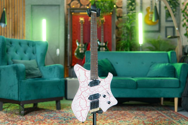 Eart Guitar GW-6F White-Red Crackle