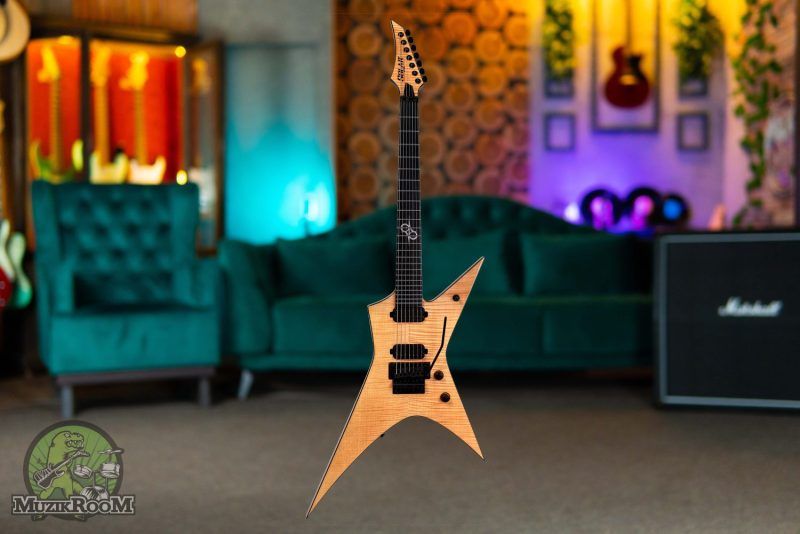 Solar Guitars XF1.7 Floyd Rose Natural high-gloss