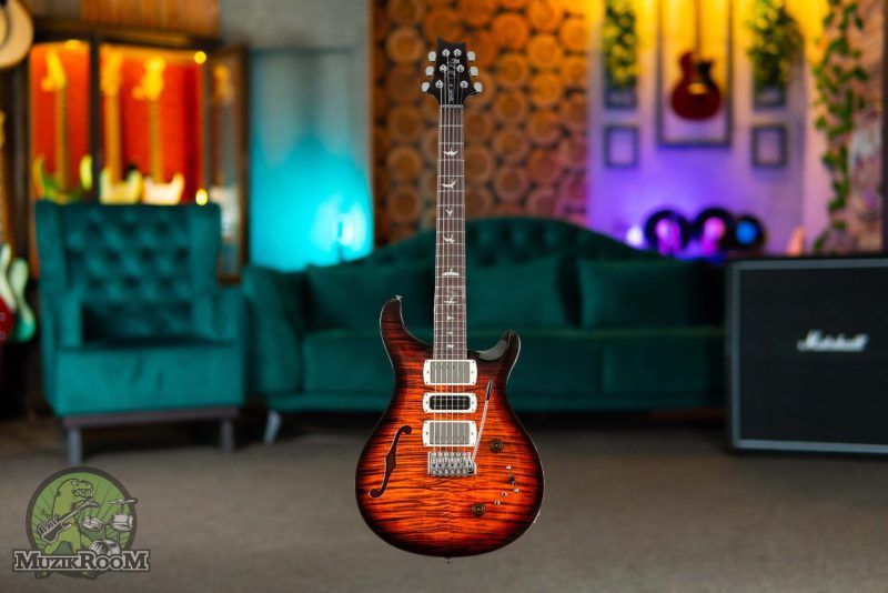 PRS SE Special Semi-Hollow Orange Tiger Smokeburst
