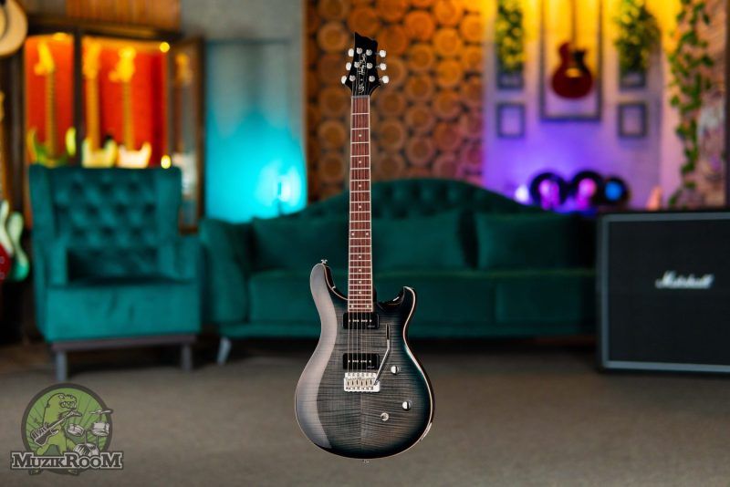 Harley Benton CST-24T P90 Black Flame
