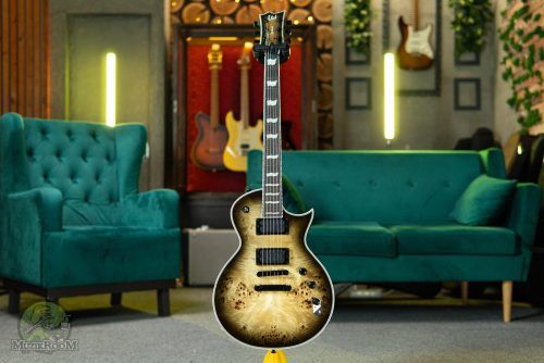 ESP LTD EC-1000 Burled Poplar Black Natural Burst