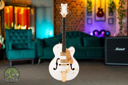 Gretsch Synchromatic Falcon Hollow Body Single-Cut Bigsby Snowcrest White