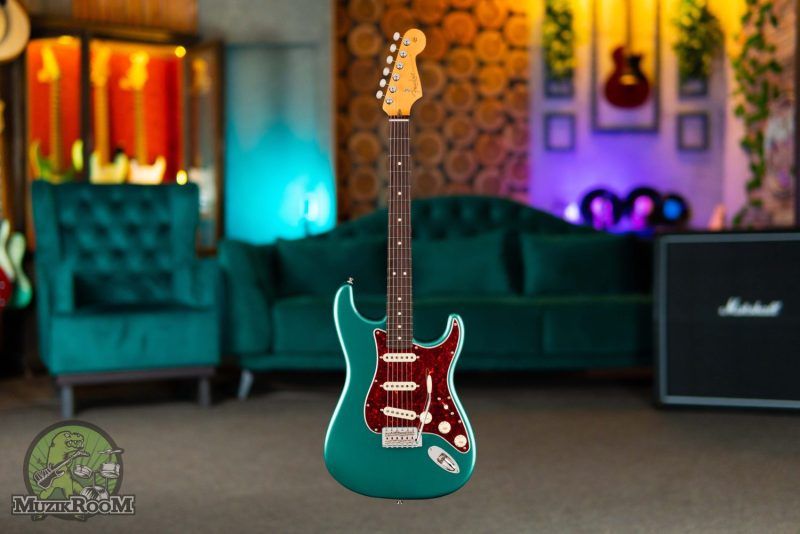 Fender American Professional Classic Stratocaster RW Faded Sherwood Green Metallic