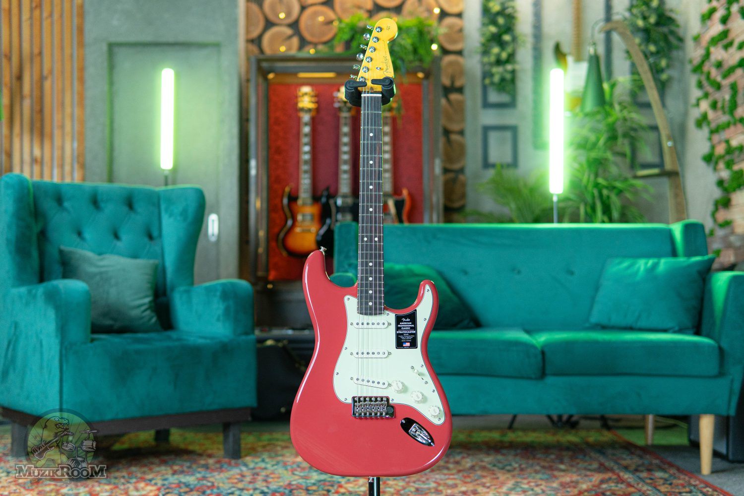 Fender American Professional Classic Stratocaster RW Faded Dakota Red