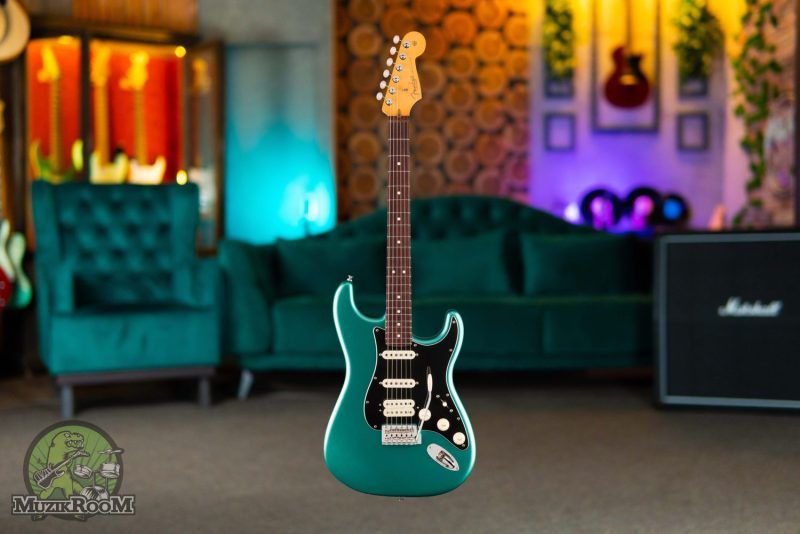 Fender American Professional Classic Stratocaster HSS RW Faded Sherwood Green Metallic