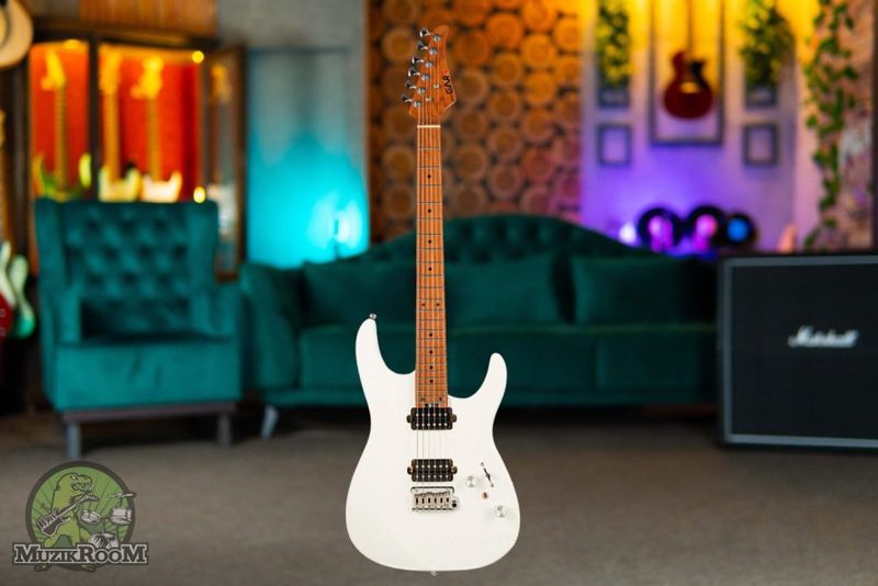 Eart Guitar EYP-OMNI 24 White