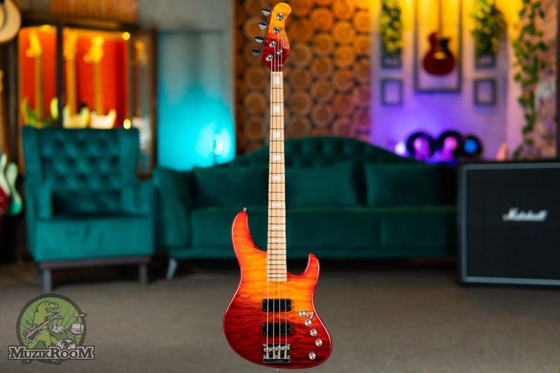 Eart Guitar EB-004 Red Faded