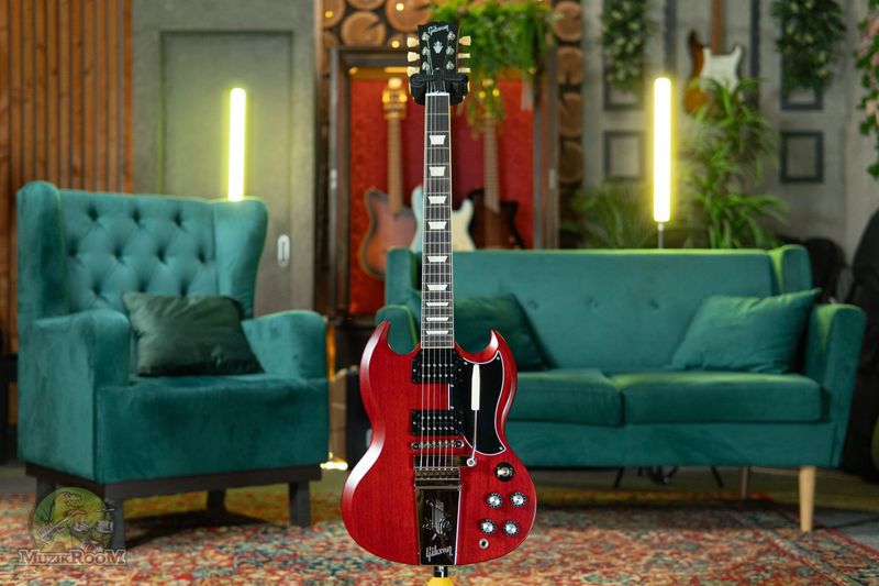Gibson SG Standard '61 Faded Maestro Vibrola Vintage Cherry