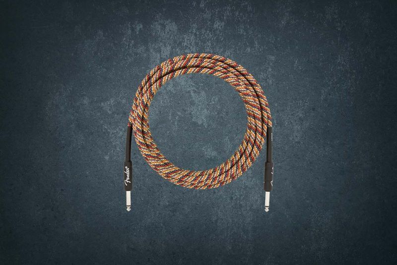 Fender Festival Instrument Cable [S/S] 3m (Rainbow), гитарный кабель