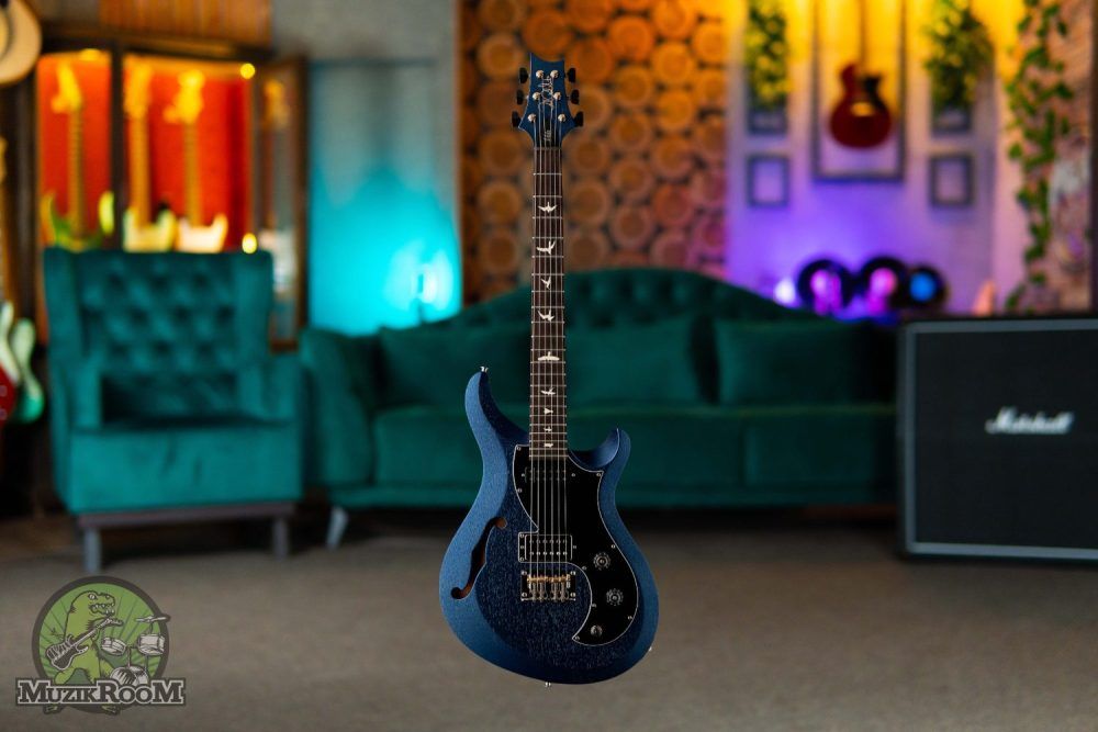 PRS S2 Vela Semi Hollow Satin Metallic Midnight