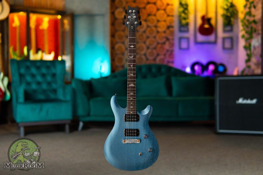 PRS SE CE 24 Standard Stoptail Satin Ice Blue Metallic