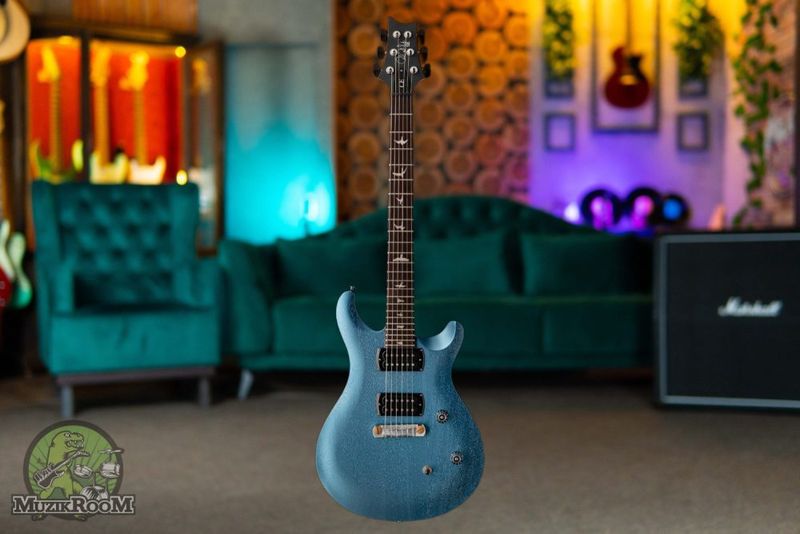 PRS SE CE 24 Standard Stoptail Satin Ice Blue Metallic