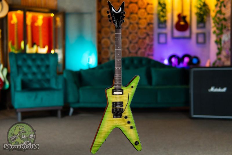 Dean Guitars ML 79 Floyd Flame Top Duncans Slime