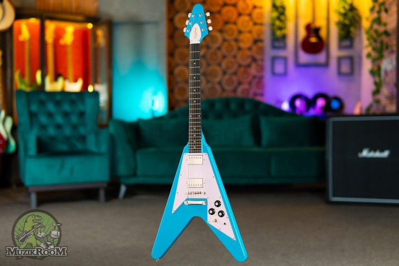 Epiphone Flying V 70s Maui Blue