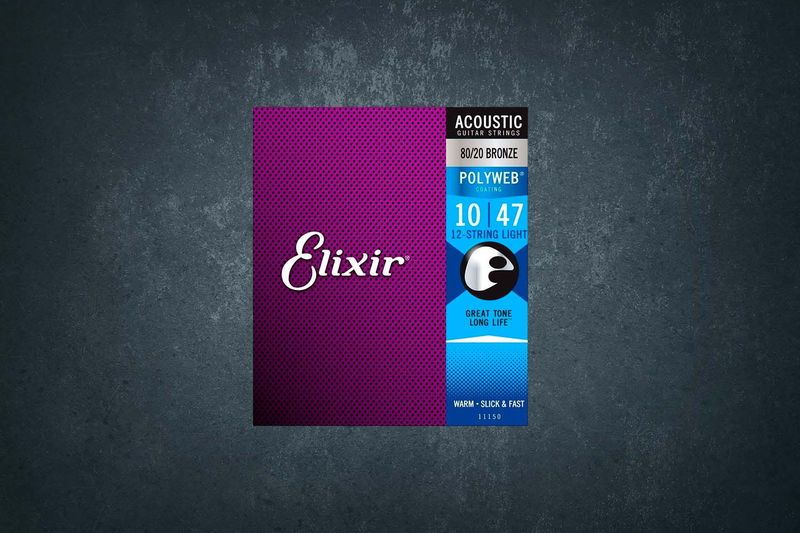 Elixir 11150 Polyweb 12-String Light Acoustic (10-47)
