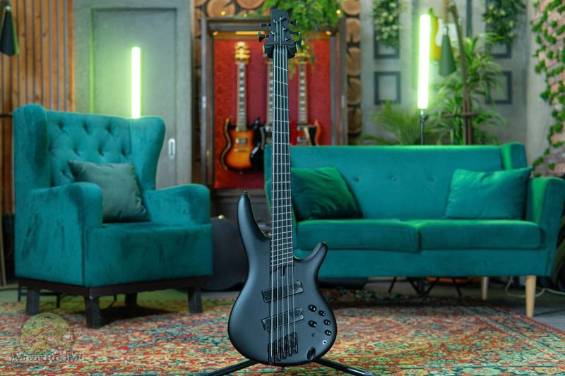 Ibanez SRMS625EX Black Flat