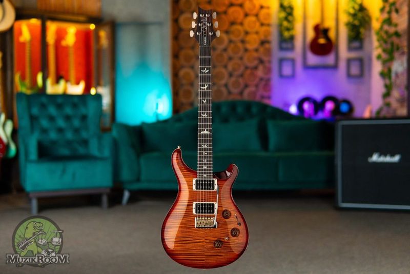 PRS Custom 24 Piezo Dark Cherry Sunburst