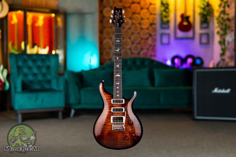 PRS Studio Black Gold Wraparound Burst
