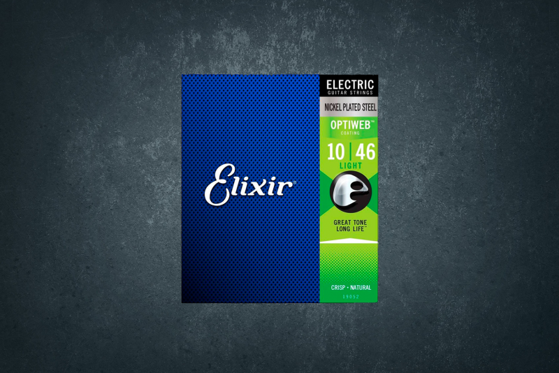 Струны Elixir 19052 Optiweb Custom Light, 10-46