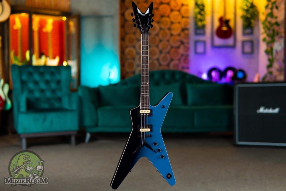 Dean Guitars ML 79 Black Blue Fade