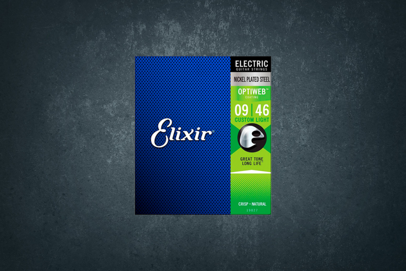 Струны Elixir 19027 Optiweb Custom Light, 9-46