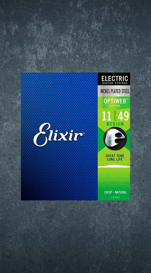 Струны Elixir 19102 Optiweb Medium, 11-49