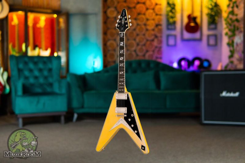Epiphone Flying V Custom Futura Solaris Shift