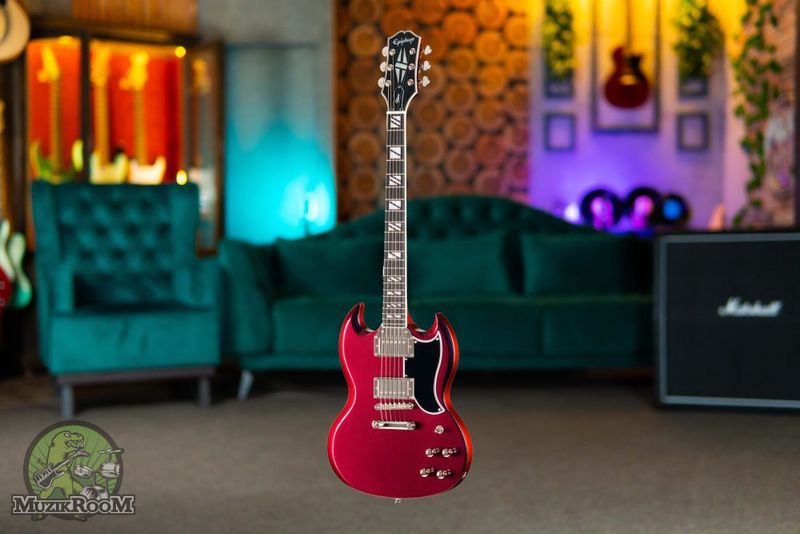 Epiphone SG Custom Futura Midnight Ember Shift