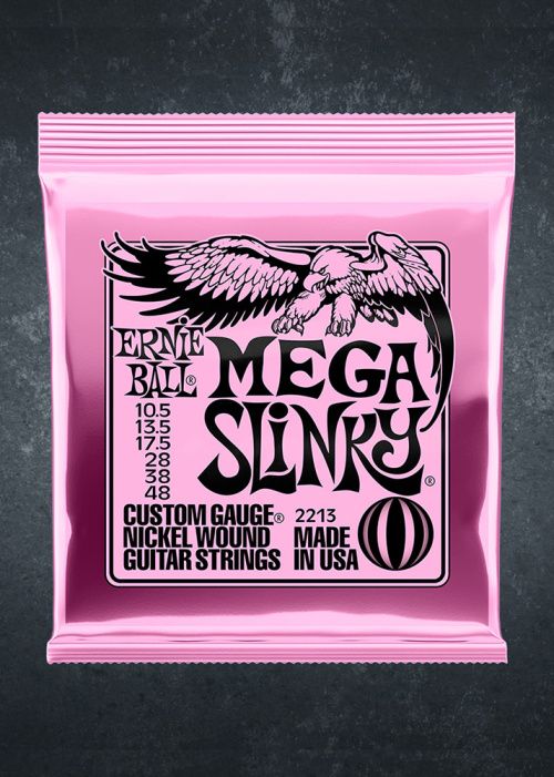 Ernie Ball 2213 Mega Slinky Guitar Strings 10.5-48