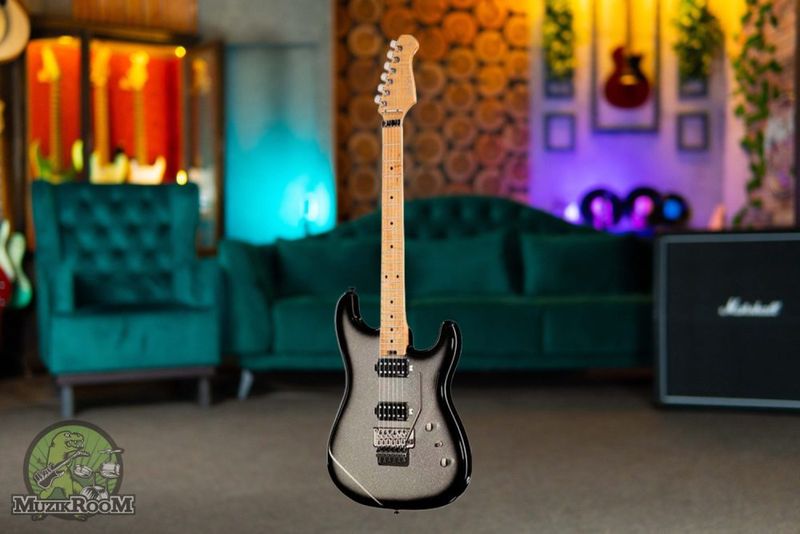 Harley Benton ST-80FR MN HH Silver Sparkle Burst
