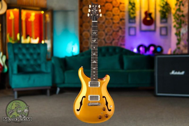 PRS Hollowbody II Piezo Gold Top