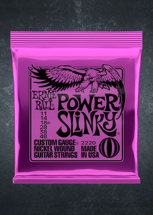 Ernie Ball 2220 11-48 Power Slinky Nickel Plated, 11-48