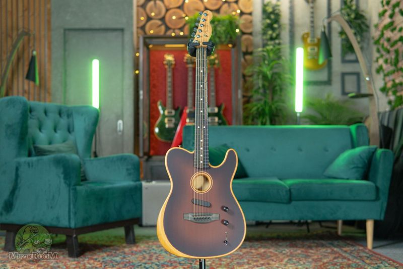 Fender American Acoustasonic Telecaster Mahogany Bourbon Burst