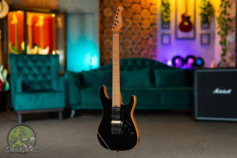 Harley Benton Fusion-IV HSS MN Black Metallic