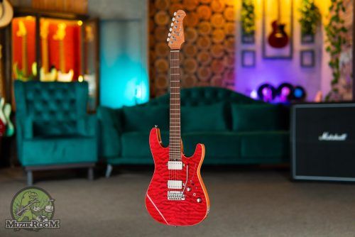 Harley Benton Fusion-IV HH RW QRG