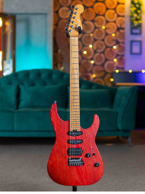 Charvel Pro-Mod DK24 HSS 2PT CM Red Ash
