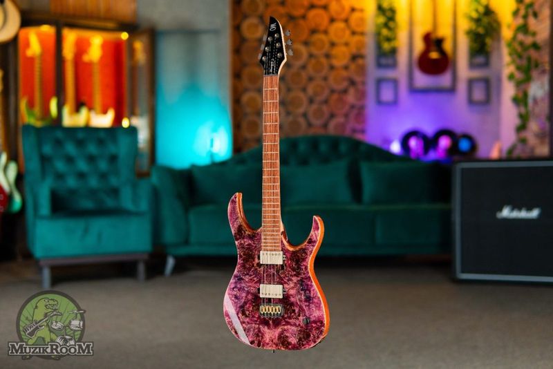 Mayones Guitars Duvell Elite 6 Custom Purple high-gloss