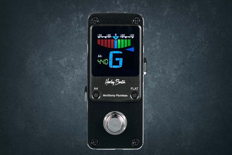 Harley Benton MiniStomp PitchMate, напольный тюнер