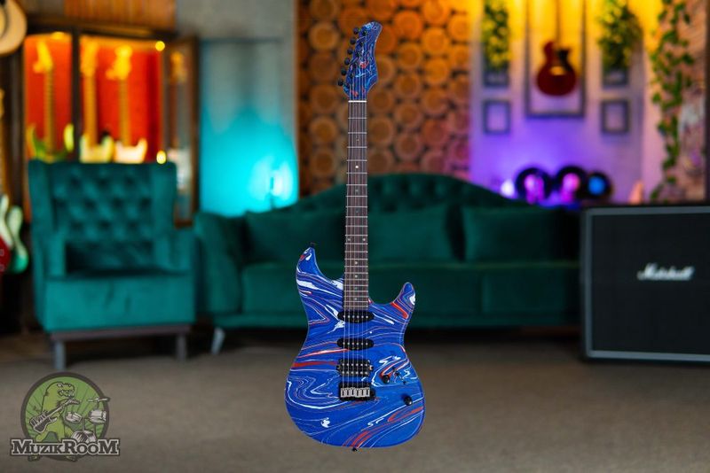 Larry Carlton S7 SW Blue Swirl, электрогитара