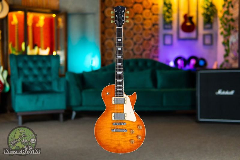 Larry Carlton L5 Amber Burst, электрогитара